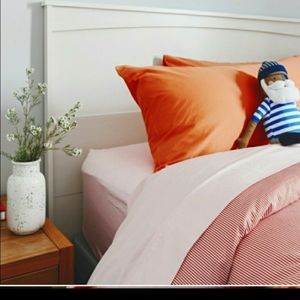 Brooklinen☆ classic Duvet cover set- Terracota oxford stripe
